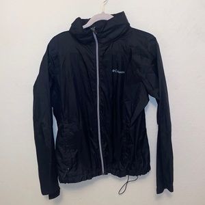 Black Columbia rain coat